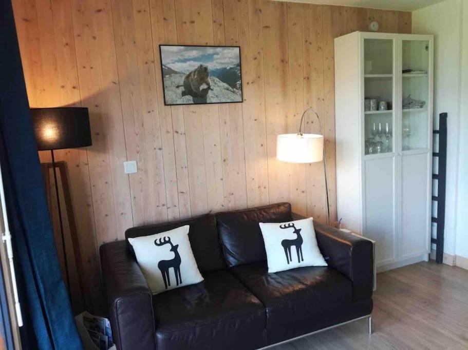 La Marmotte: Vue Mont Blanc, Terrasse, Parking Lejlighed Combloux Eksteriør billede