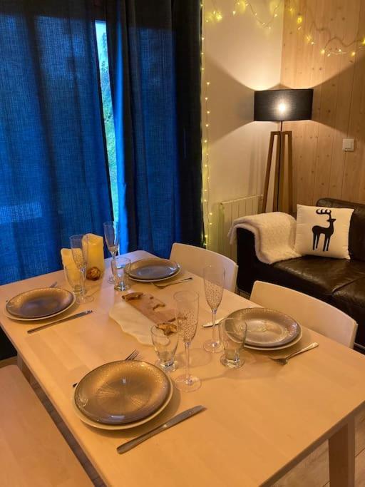 La Marmotte: Vue Mont Blanc, Terrasse, Parking Lejlighed Combloux Eksteriør billede